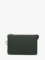 Etui 2 Compartimenten Leder Nathan baume Groen original n 283N